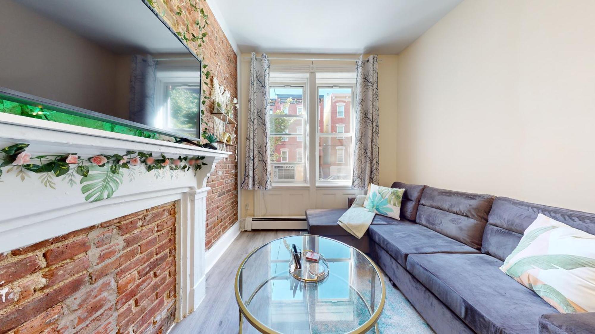 Minutes To Nyc Sleeps 5 Apartment Хоубоукън Екстериор снимка