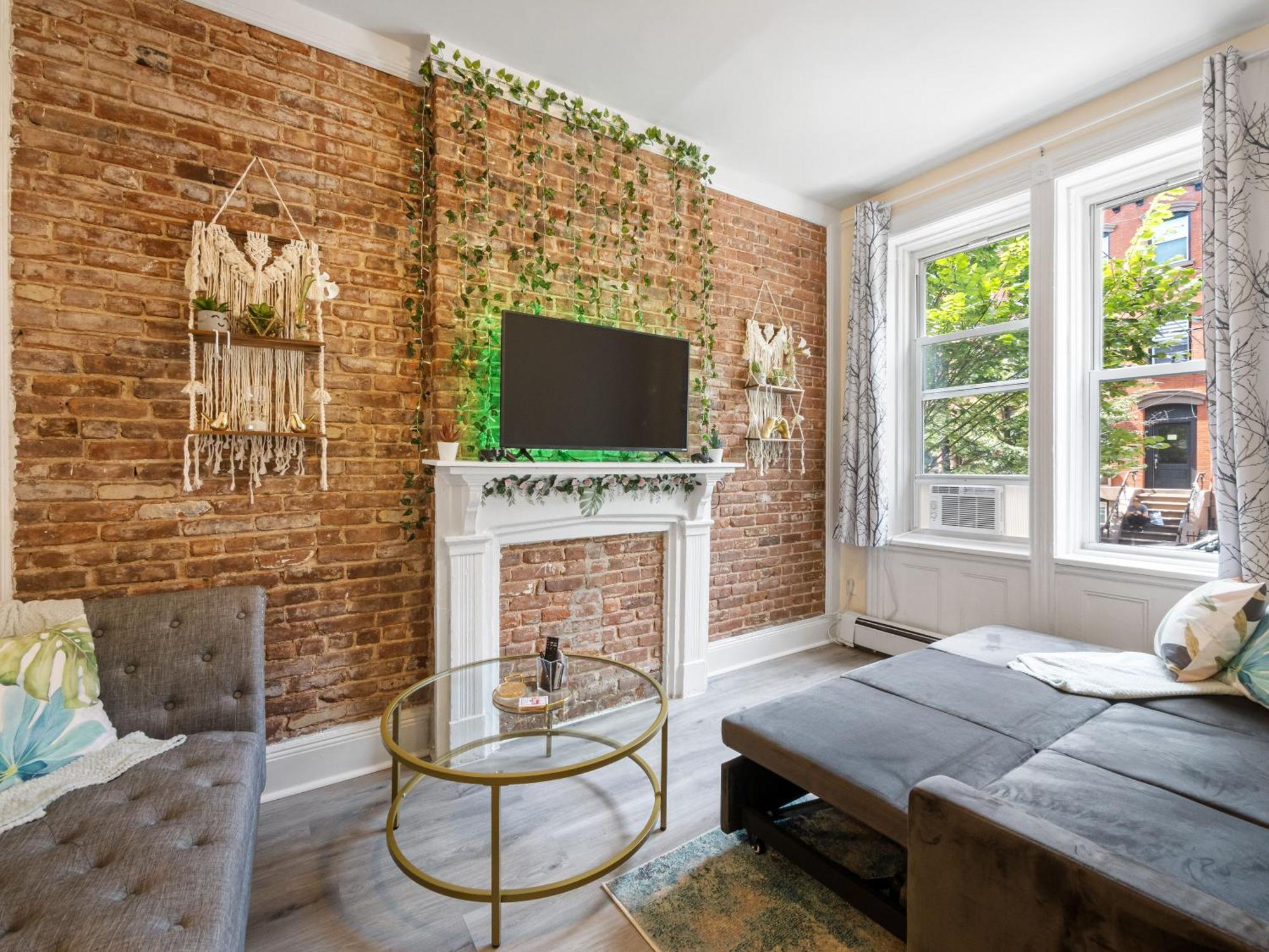 Minutes To Nyc Sleeps 5 Apartment Хоубоукън Екстериор снимка